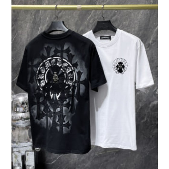 Chrome Hearts All-Over Cross Horseshoe Tee